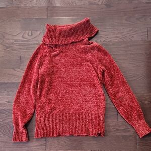 Loft Cozy Red Sweater